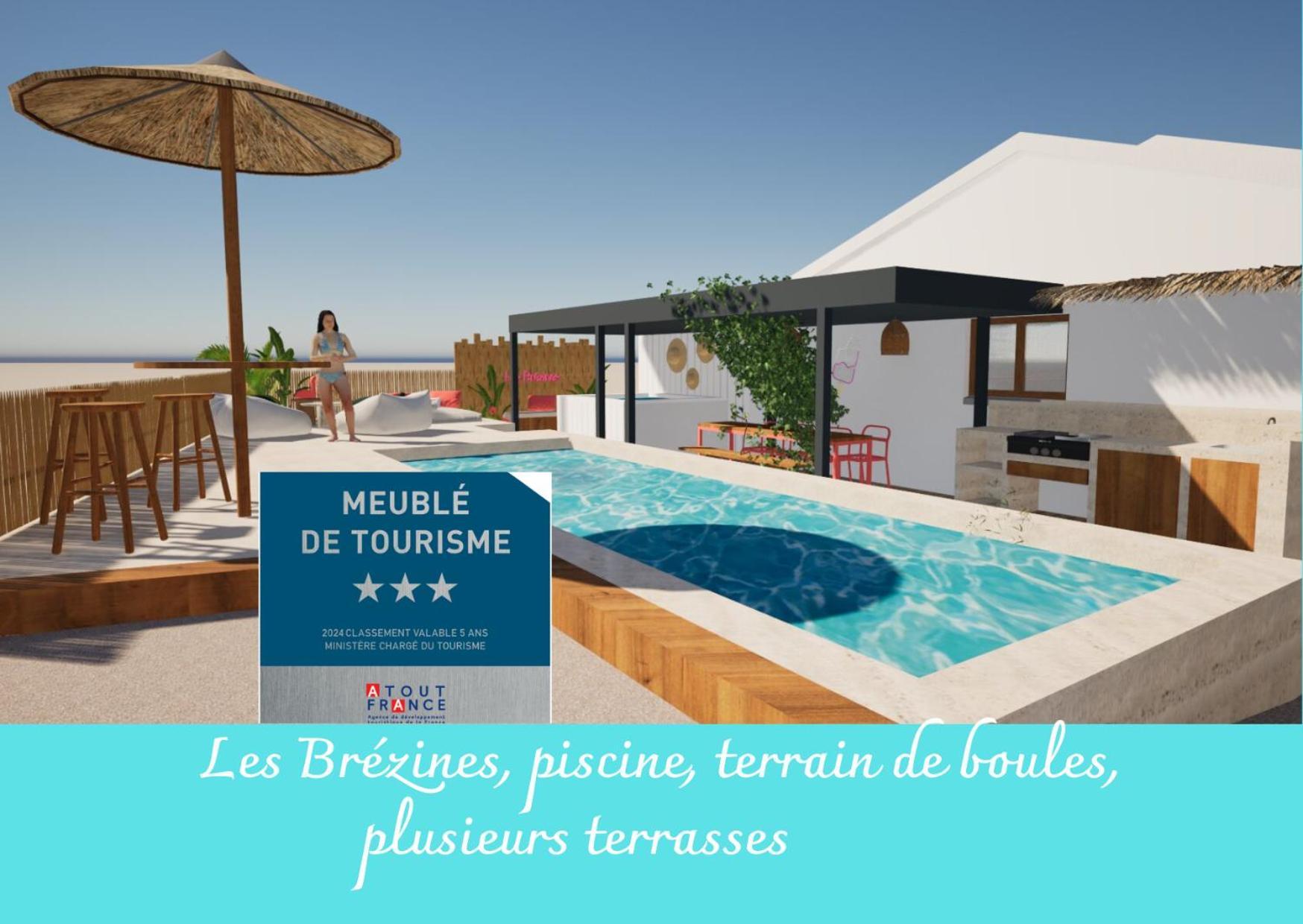 Les Brezines - Maison Clim Terrasse Piscine Au Coeur De Mus Maisoncarreeconciergerie Eksteriør billede